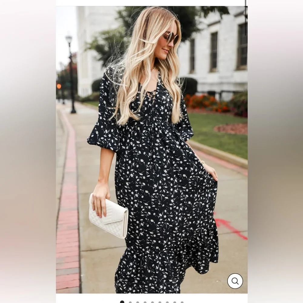NWT Beloved Elegance Floral Maxi dress - Picture 1 of 5